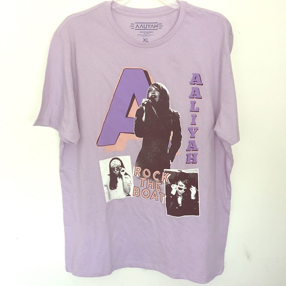 purple aaliyah shirt